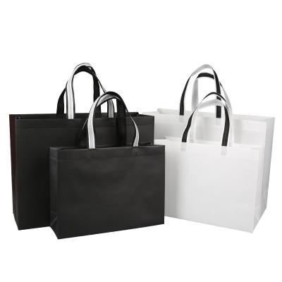 China Hot Sale PP Plastic Bag Green Bag Eco-Friendly Handled PP Woven Biodegradable Plastic Bag Shopping Bag for sale