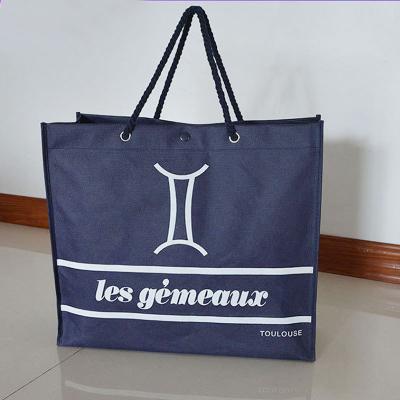 China Folding Nonwoven Tote Bags Shopping Bags Hot-pressed Customized Spot LOGO for sale