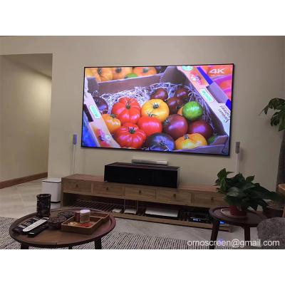 China View 100 Inch UST ALR PET Crystal Thin Bezel Projection Screen For Fengmi 4K Pro Ultra Short Throw Projector for sale