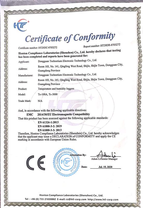 CE - Dongguan Deyi Electronic Technology Co., Ltd.