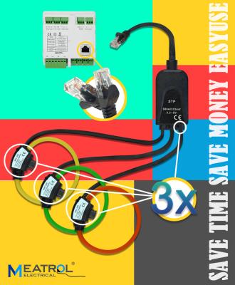 China Rogowski Current Hot Selling Flexible Coil Current Transducer with Built-in Integrator and RJ45/8Pin Connector for sale