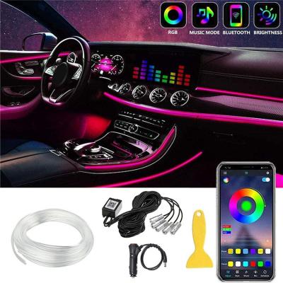 China Auto Inside APP Control Car Ambient Light Interior Led RGB Ambient Light Factory Direct Sales for sale