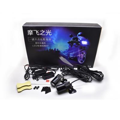 China New Listing General Motors 12V Aluminum Angel Wings Light Led Welcome Lamp for sale