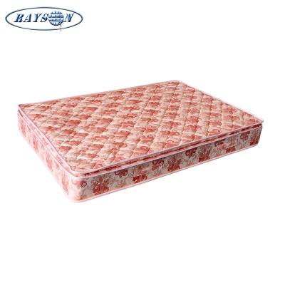 China Hot Selling In South American Market.thickness Customized. RAYSON King Queen Mattress Double or OEM Polyester Single Twin Full Size Fabric Pillow Top Continuous Coil Bed Base for sale