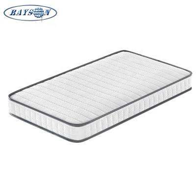 China RAYSON or OEM eco-friendly porcelain orthopedic firm china mattress manufacturer for baby bonnell spring foam crib mattress for sale