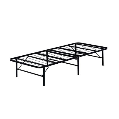 China Cheap folding metal bed frame view bedroom and office folding single bed foldable in box for sale