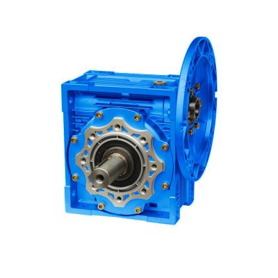 China Impact resistance / small moment of inertia / high speed ratio RV030 040 050 066 075 090 110 130 type worm gearbox speed reducer with 7.5-100 ratio for sale