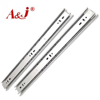 China Best Quality Modern Telescopic Stainless Steel Drawer Channel Rails for sale