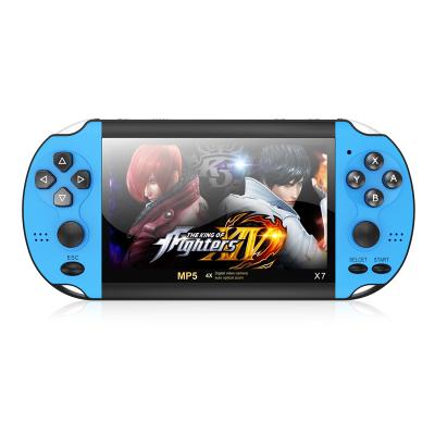 China Handheld Game Console With Newest Retro tf Card Wholesale X7 Portable Video Game Console Built In 8GB 4.3