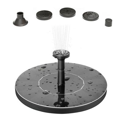 China Modern Water Fountain Pump Solar Power Solar Fountain For Bird Bath for sale