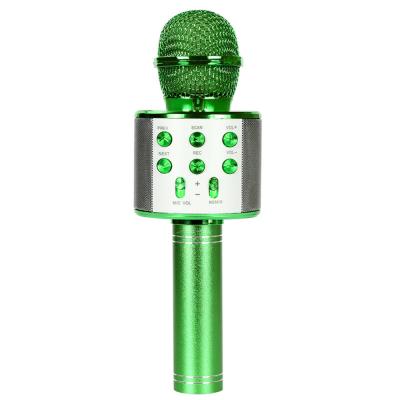 China WS858 Microphone Portable Handheld Microphone USB Studio Handheld Wireless Microphone For KTV Home Karaoke for sale