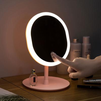 China Lighted Led Mirror 2020 Cosmetic Mirror Makeup Desktop Mirror for sale