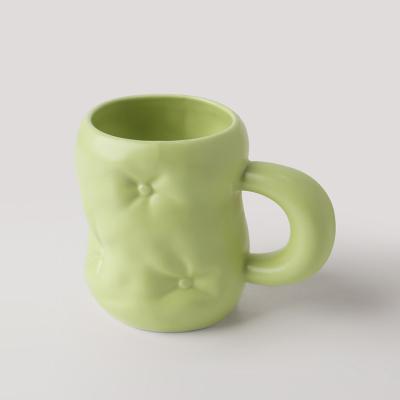 China Unique Handmade Creative Handmade Custom Mug Coffee Ceramic Mug for sale