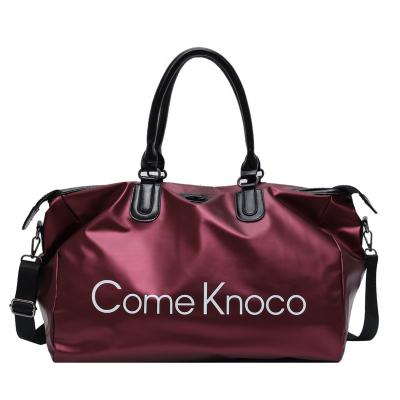 China Shining Fashion Custom The New Design Smooth Shining Accessories Lady Travel Bags Gym Bag for sale