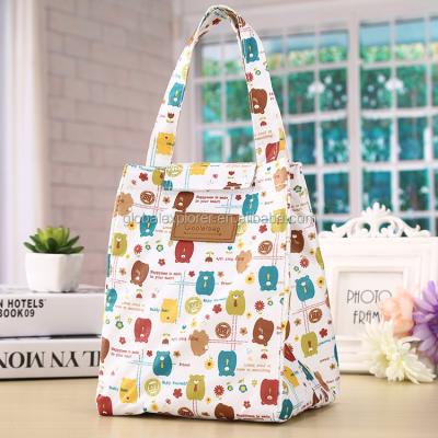 China 2017 Thermal 20 Fashion Design Printed Cooler Aluminum Foil Lunch Tote Bag for sale