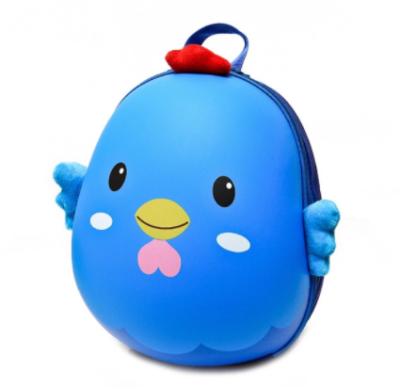 China RFID Cartoon Fashion 3D Chicken Egg Baby Kids Boys Girls Animal Backpack for sale