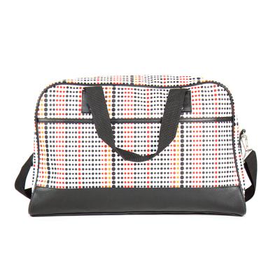 China Multi color polka dots polka dots vintage promotional vintage sedex bsci retro weekend women travel bag for sale