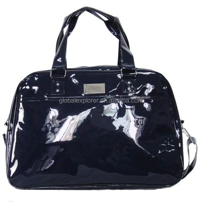 China Shiny Lady Patent Avon Travel Weekend Bag for sale