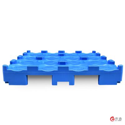 China Main Erbo 1100x1100mm HDPE Reinforced Grid Single Faced Plastic Pallet for sale