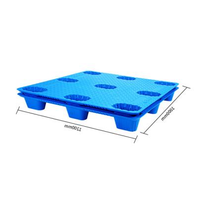 China Euro Cheap Price 1100x1100 Single Faced HDPE Plastic Pallets for sale