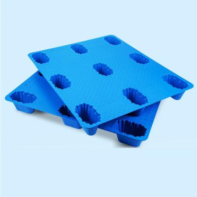 China Black Single Faced Slip Sheet Plastic HDPE Heavy High Tensile Strength Waterproof OEM Customized Logo Style Logistics Pcs Color Origin for sale