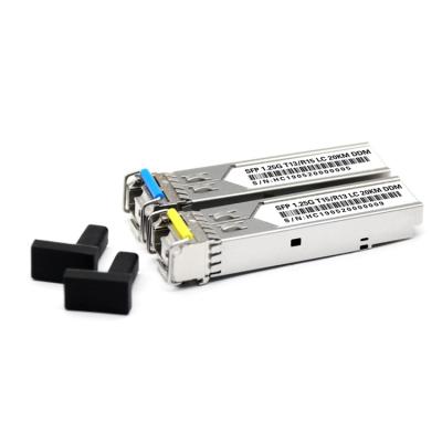 China FTTH FTTB FTTX Network Single Mode SFP 1G 1.25G 10G LC SC Dual Fiber 1550Nm 10 20 60 80 100 km Transceiver Module Sfp+ for sale