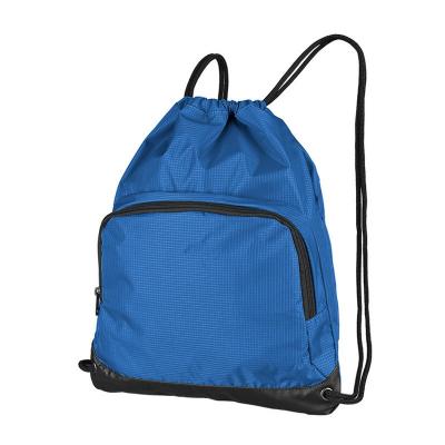 China High quality men women women drawstring backpack large capacity portable travel bags kids girls nylon shoulder bag with zipper for sale