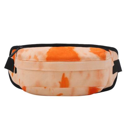 China Custom Water Proof Women Waist Pack Women Shoulder Bag Fashion For Boy Girl Tie Dye Mixed Color for sale