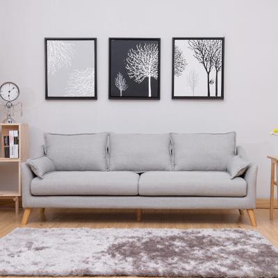 China Removable Cover Modern Nordic Style Sofa Can Be Disassembled And Washed Fabric Sofa Apartment Living Room for sale