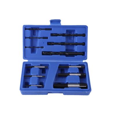 China Repairing Tools 12 PCS Screw Extractor / Drill Bit Set Water Pipe Remover Set Easily Remove Stripped Or Damaged Screws for sale