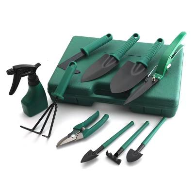 China Duarble 10PCS Portable Garden Tool Kit Multifunction Garden Tools Case Rustproof for Digging Clearing for sale