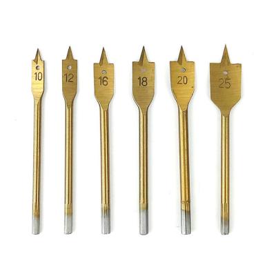 China 6PCS Opening Flat Product High Carbon Wood Shovel Drill Bit Set Hole Opener Opening Kits Woodworking Shovel Drill Bit for sale