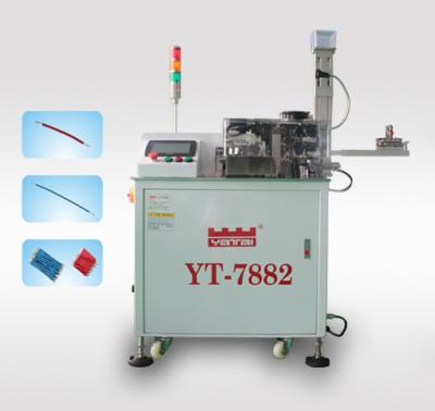 中国 Full automatic wire cut strip tinning machine- wire soldering machine 販売のため