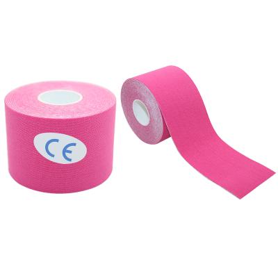 China Breathable Synthetic Kinesiology Tape Waterproof Muscle Sports Tape CE ISO for sale