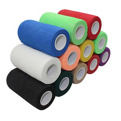 China Breatheable Conflex Vet Cohesive Wrap Bandage Injury Horse Patterned Cohesive Elastic Bandage for sale