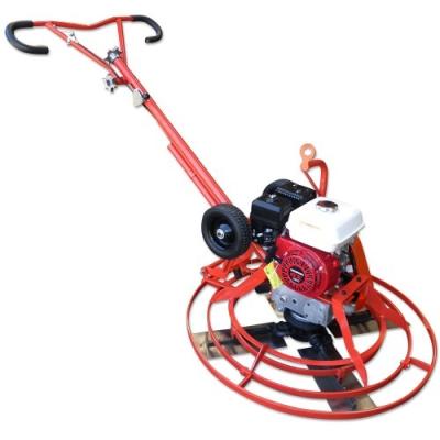 China 36 Inch Power Trowel Outdoor Concrete Smooth Neat Compacting Trowel Fast Concrete Leveling Machine With Trolley Wheel for sale