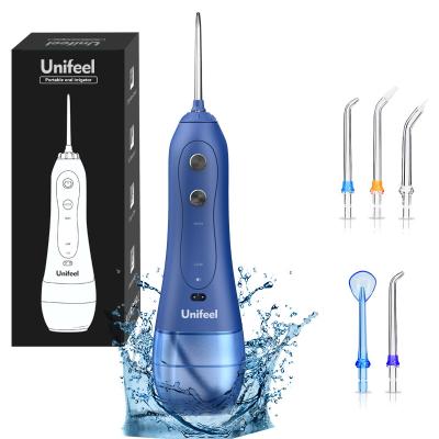 China Outdoor Portable Dental Rechargeable Irrigator Water Flosser With Replaceable Nozzle For Adult for sale