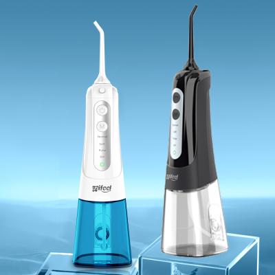 China Unifeel Water Flosser Portable Dental Oral IPX 7 Waterproof Rechargable Dental Teeth Cleaner USB Clean USB Irrigator Water Flosser Effectively For Teeth 300ml for sale