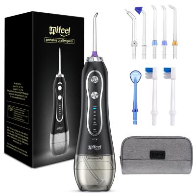 China Unifeel Car OEM Ipx7 Wireless Portable Rechargeable Electric Universal Ultrasonic Dental Water Flosser For Teeth for sale