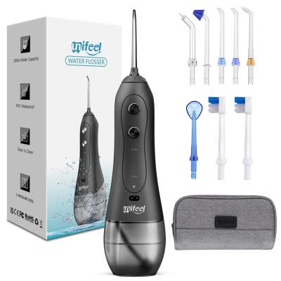 China Unifeel outdoor 2021 water flosser fashion cable white wireless filling dentales travel enphuly aerial diy high speed big pro water flosser for sale