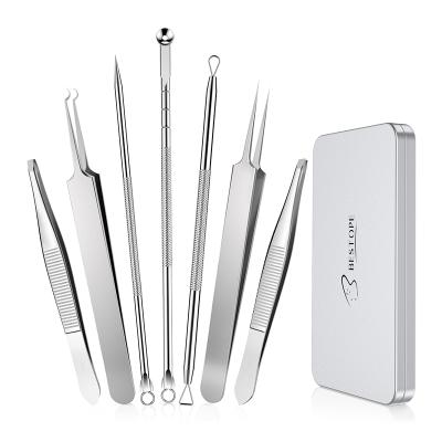 China 7 PCS Kit Blackhead Pimple Needles Remover Tool Kit Mini Acne Treatment Remover Bestope Blemish Pimple Tool Kit Comedone for sale