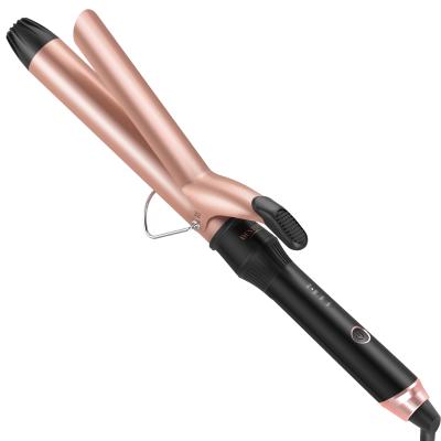 China LED Display Amazon Hot Selling Deep Wave Hair Straightener Curler Rollers Dual Function Electric Curling Iron for sale