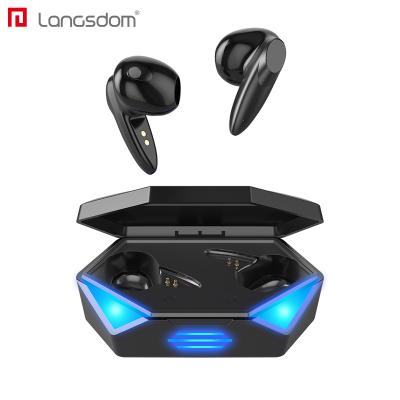 China Bluetooth 5.2 TWS Gaming Earphone Low Latency Free Sample Gaming Earbuds 3D Edge Stereo Perfect Sound Wireless Earphone Low Latency Type-C for sale