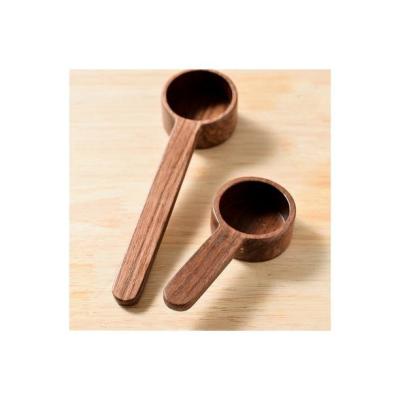 China Viable Wooden Scoop Protein Powder Spoon Milk Coffee Doser Tools Kitchen Measuring Accessories for sale