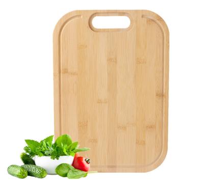 China Viable Outdoor Camping Wood Vegetable Bamboo Food Chopping Board Fruit Kitchen Chopper Meat Cutting Board for sale