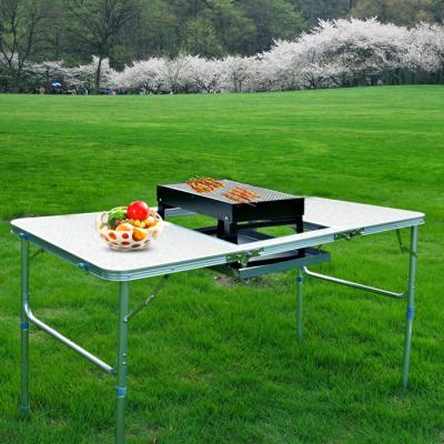 China Barbecue China New Design Foldable Aluminum Korean BBQ Grill Table for sale