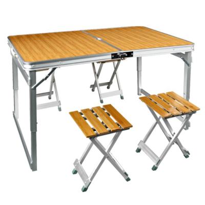 China Jinhua Waterproof High Quality Outdoor Bamboo Folding Table for sale