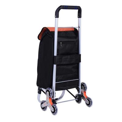 China Best Durable Cheap Price Six Wheels Metal Shopping Cart Trolley For Sale for sale