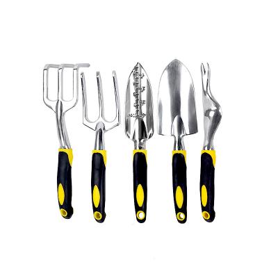 China Plastic + Aluminum Garden Tool Kit, Heavy Duty Stainless Steel Gardening Kit with Soft Rubberized Non-Slip Ergonomic Handle Supplies Gardening Gift for sale