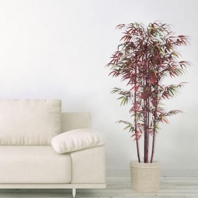 China Beautiful Indoor Decorative Plastic Plants Artificial Bamboo Plants With Bamboo Leaves for sale